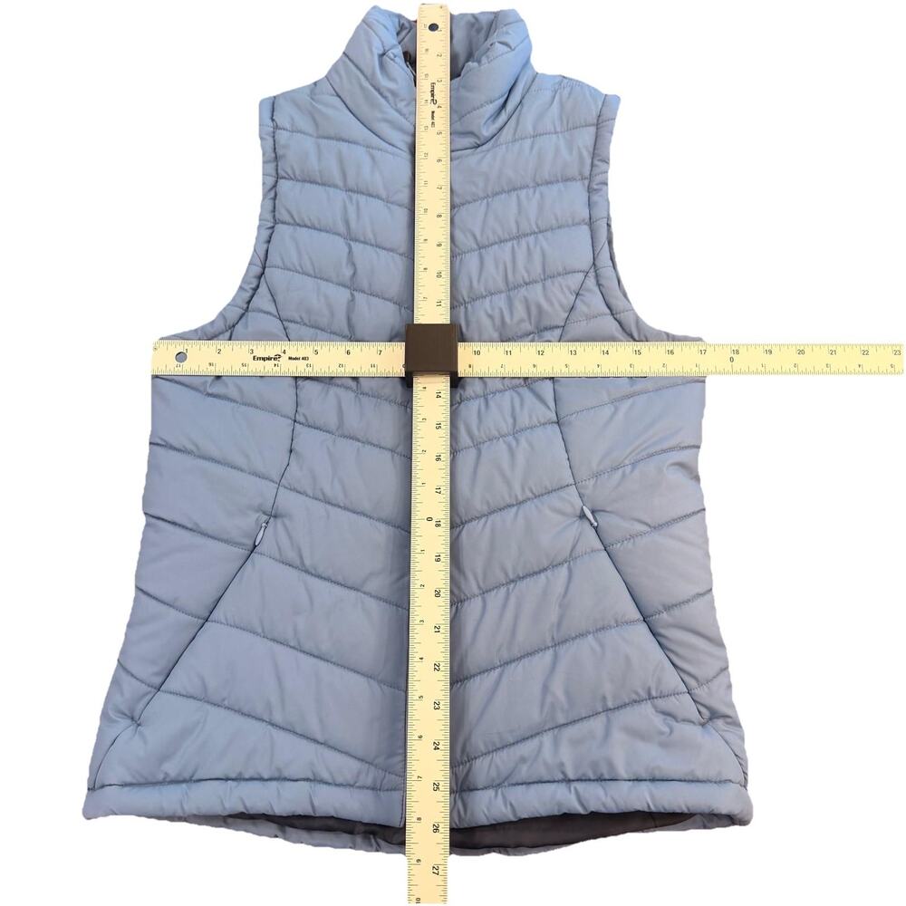 DSG Quilted Puffer Vest Blue Women's Size Small Walking Active Light - Picture 6 of 12